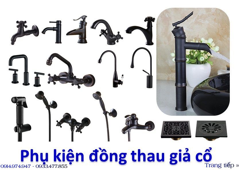KM44- Phụ kiện đồng thau giả cổ